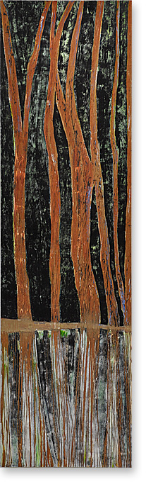 houtsnede met drukinkt