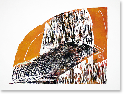 houtdruk op rijstpapier