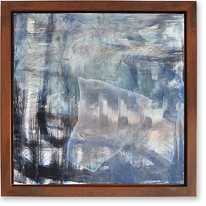 inkt en olieverf op doek