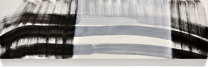 inkt en olieverf op doek